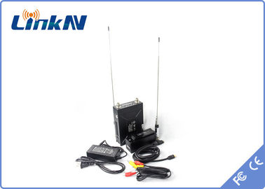 فرستنده COFDM نظامی AES256 QPSK HDMI &amp; CVBS H.264 2-8MHz پهنای باند باتری