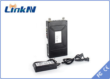 فرستنده ویدئو قابل حمل نظامی COFDM HDMI &amp; CVBS AES256 اینترفیس دو طرفه رمزگذاری