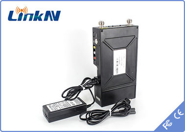 نظامی Manpack COFDM سیستم ویدئویی دیجیتال بی سیم FHD HDMI &amp; CVBS H.264 AES256 رمزگذاری