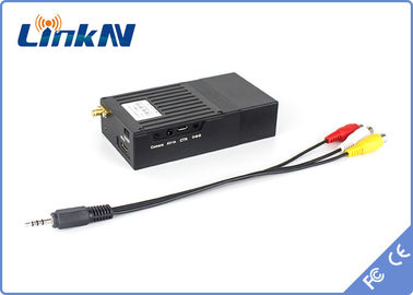 Police Mini Spy Video Trasnmitter COFDM Low Delay H.264 High Security AES256 رمزگذاری 200-2700 مگاهرتز با باتری