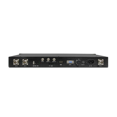 1U Shipborne COFDM Video Receiver Diversity Reception HDMI SDI CVBS NTSC / PAL