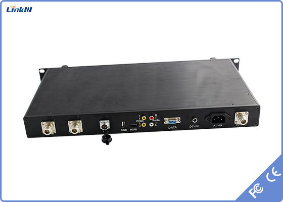 گیرنده تصویری ناهموار FHD ویدئو HDMI SDI CVBS COFDM AES256 300-2700MHz