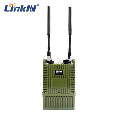 رادیو Rugged IP66 MESH از رمزگذاری 4G GPS / BD PPT WiFi AES با باتری و نشانگر LCD پشتیبانی می کند