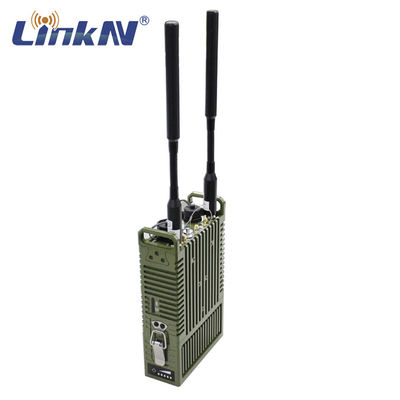 رادیویی داده تاکتیکی رادیو IP MESH MANET 4W MIMO 4G GPS / BD PPT WiFi AES رمزگذاری با نشانگر LCD باتری