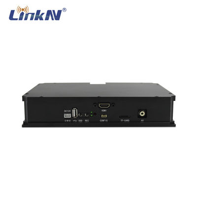 تاخیر کم رمزگذاری سیستم ویدئو بی سیم پلیس UGV CVBS NTSC PAL HDMI COFDM QPSK AES256