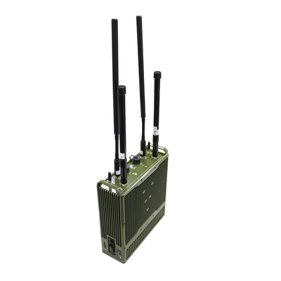 تاکتیکی IP66 10W MESH رادیو ادغام 10W LTE Base Station رمزگذاری AES با باتری