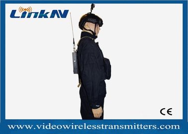 COFDM نظامی سیستم ویدئو بی سیم AES256 رمزگذاری HDMI و CVBS H.264 2-8MHz پهنای باند باتری