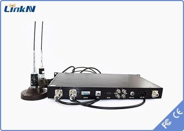 گیرنده ناهموار خودرویی نصب شده COFDM گیرنده HDMI SDI High Safety AES256 Encrytpion دو آنتن تاخیر کم