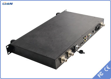 گیرنده 1U Rack Mount COFDM گیرنده ویدئو HDMI SDI CVBS DC-12V 2-8MHz پهنای باند کم تأخیر