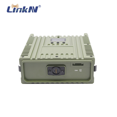 ناهموار IP66 ویدئو رادیو داده MESH MANET 4W MIMO 4G GPS / BD PPT AES باتری رمزگذاری