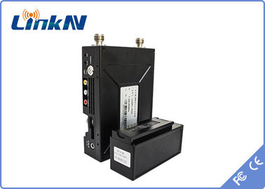 فرستنده تصویری پلیس تاکتیکی FHD COFDM Voice Intercom AES256 باتری رمزگذاری