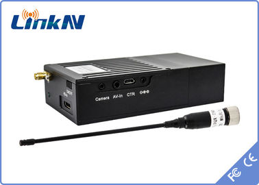 مینی جاسوسی فرستنده ویدئو پلیس COFDM کم تأخیر H.264 High Security AES256 باتری رمزگذاری