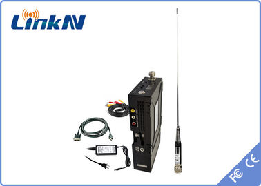 فرستنده ویدئویی تاکتیکی FHD 2KM COFDM Modulation H.264 رمزگذاری رمزگذاری AES256 با امنیت بالا