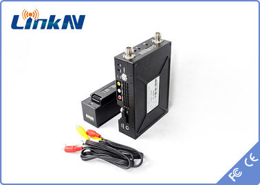 فرستنده ویدئویی بی سیم Aduio ویدئویی تاکتیکی COFDM HDMI &amp; CVBS AES256 اینترفیس دو طرفه رمزگذاری