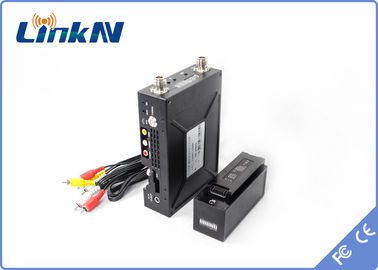 فرستنده ویدئویی نظامی 2W COFDM QPSK HDMI &amp; CVBS H.264 کم تاخیر رمزگذاری AES256