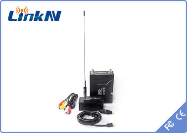 فرستنده ویدئویی بی سیم Aduio ویدئویی تاکتیکی COFDM HDMI &amp; CVBS AES256 اینترفیس دو طرفه رمزگذاری