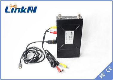 COFDM نظامی سیستم ویدئو بی سیم AES256 رمزگذاری HDMI و CVBS H.264 2-8MHz پهنای باند باتری