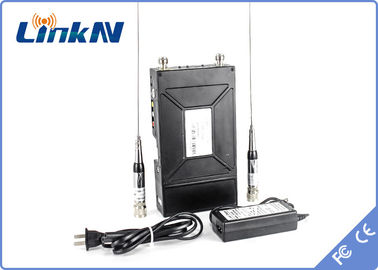 فرستنده ویدئویی تاکتیکی پلیس COFDM 2W Power AES256 رمزگذاری تاخیر کم 300-2700 مگاهرتز