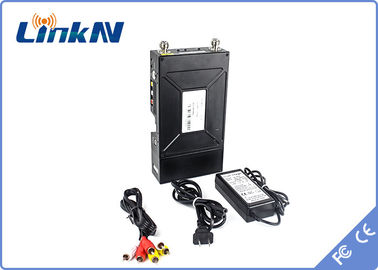 فرستنده ویدئویی تاکتیکی نظامی NLOS COFDM HDMI &amp; CVBS AES256 رمزگذاری مخابره داخل ساختمان دو طرفه تأخیر کم