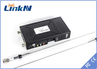 فرستنده ویدئویی تاکتیکی نظامی COFDM HDMI &amp; CVBS AES256 رمزگذاری تاخیر کم دو طرفه