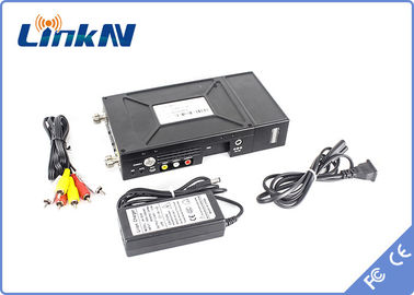 فرستنده ویدئویی تاکتیکی پلیس COFDM 2W Power AES256 رمزگذاری تاخیر کم 300-2700 مگاهرتز