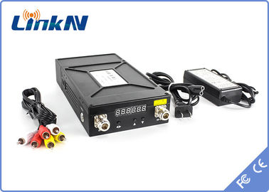 فرستنده ویدئویی تاکتیکی نظامی COFDM HDMI &amp; CVBS AES256 رمزگذاری تاخیر کم دو طرفه