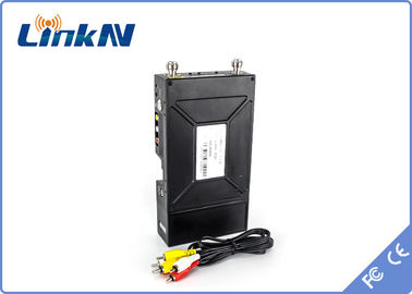 LKAV1506 فرستنده ویدئویی پلیس پوشیده در بدن COFDM QPSK HDMI &amp; CVBS H.264 کم تاخیر رمزگذاری AES256