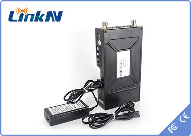 فرستنده ویدئو COFDM نظامی Manpack و باتری طراحی خشن HDMI و CVBS
