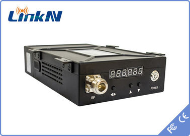فرستنده ویدیویی Manpack Long Range Manual COFDM HDMI &amp; CVBS با امنیت بالا باتری رمزگذاری AES256