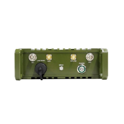 تاکتیکی نظامی IP66 MESH رادیو Multi Hop 82Mbps رمزگذاری MIMO AES با باتری