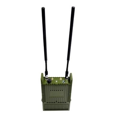 تاکتیکی نظامی IP66 MESH رادیو Multi Hop 82Mbps رمزگذاری MIMO AES با باتری