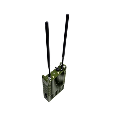 تاکتیکی نظامی IP66 MESH رادیو Multi Hop 82Mbps رمزگذاری MIMO AES با باتری