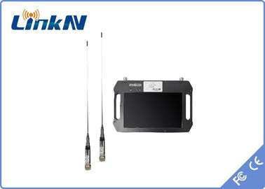 گیرنده ویدئویی COFDM باتری HDMI CVBS با دریافت تنوع صفحه نمایش AES256 DC 12V