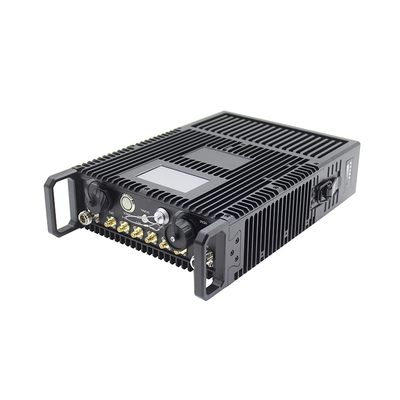 FHSS Manpack MANET ایستگاه پایه رادیویی 43dBm AES256 باتری