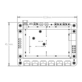 LKAV6614 وزن سبک OEM صفحه اصلی 5km UAV PCBA ماژول پیوند داده ویدیویی