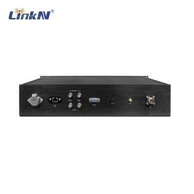فرستنده تصویری 20W قدرتمند COFDM ورودی HDMI / SDI CVBS ورودی Rack-mount AES26 Enryption