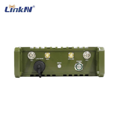 نظامی تاکتیکی IP66 MESH رادیو مولتی هاپ 82 مگابیت بر ثانیه MIMO 40dBm Enescyption High Power AES با باتری