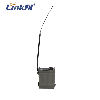 رادیو نظامی قابل حمل IP67 50-70km MESH VHF UHF رمزگذاری چندگانه